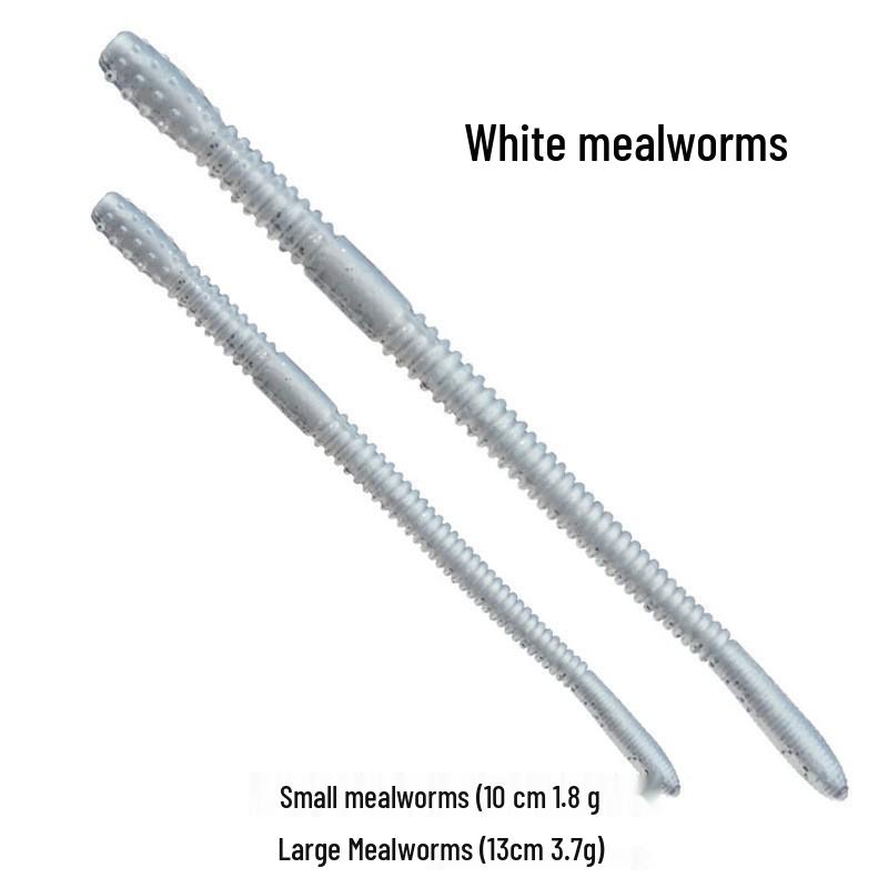 Jin Dünne Nudelwurm Bionische Weiche Texas Rig Simulation Barschköder