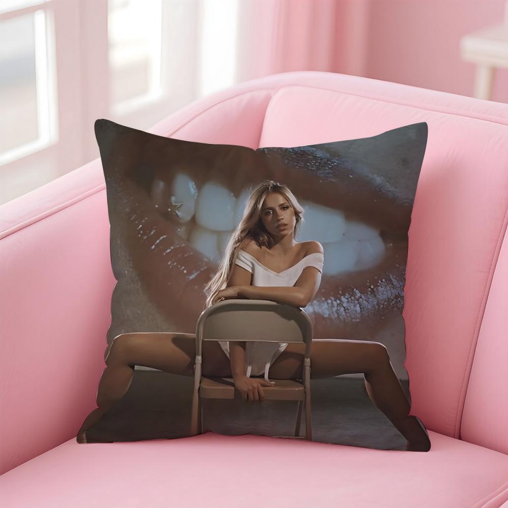 singer t-Tate McRae Cushion Cover Comfortable Reversible Pillow Cover Ideal for Car Sofa Bedroom & Beyond