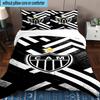 3er Set Bettwäsche Clube Atlético Mineiro Mit Wappen Bettbezug Verschluss Enthält 1 Bettbezug & 2 Kissenbezüge Bettwäsche Sets Heimdekoration Geschenke