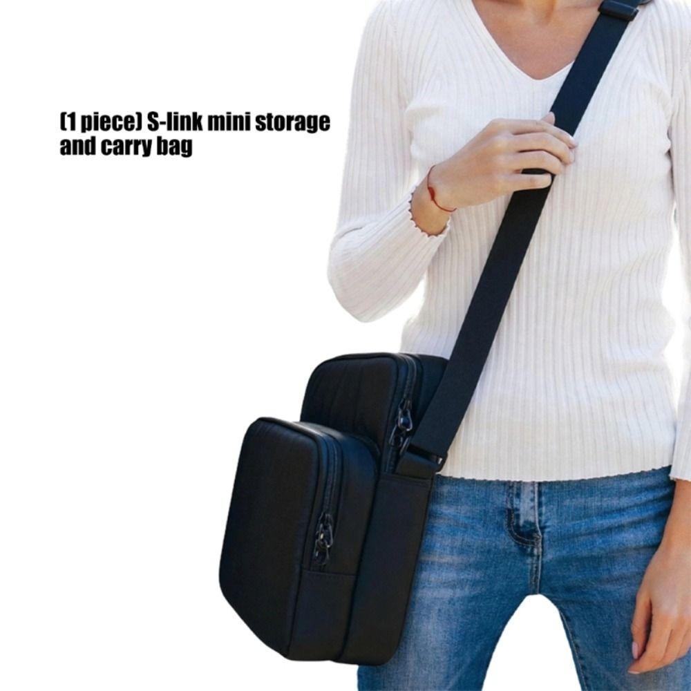 Waterproof Router Carrying Bag Dual Zipper Router Shoulder Bag for Starlink Mini Camping