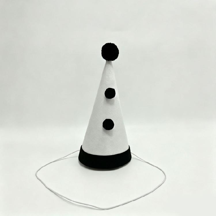 Cheerful Mini Party Clown Hat Headband with Wide Frame for Finishing Party Costumes without a Full-Size Hat Accessory