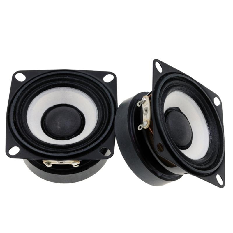 2.09Inch Audio Speaker 4Ohm 5W 10W HighPower- Loudspeaker Speakers Audio Horn 53mm Square Internal Magnetic