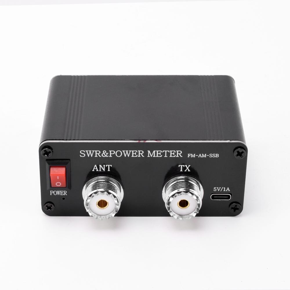 120W SWR Digital Power Standing  Meter 1.8-54MHz Short  Meter FM AM SSB Modes Power Meter Support SWRCelsiusPower   & High SWR Alarm Funct
