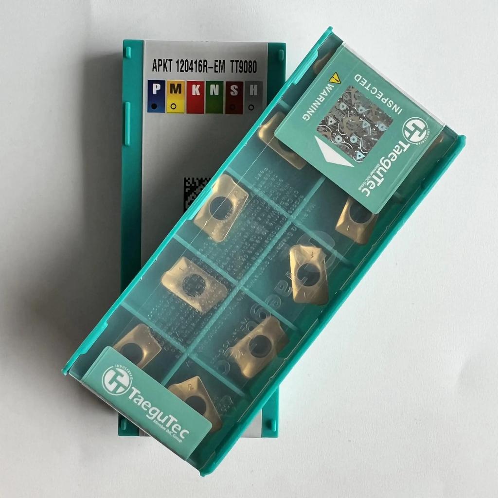 TaeguTec / APKT120416R-EM TT9080 /Original genuine CNC alloy blade 10 PCS