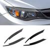 För Subaru Impreza WRX 10:e 2008 2009 2010 2011 Bilstyling Exteriör Fram Strålkastare Ögonbrynslister Ögonlock Klistermärke Skydd