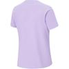 Li Ning Fitness Series Solid Color Round Neck Ice Feel Comfortable Short Sleeve T-Shirt Women T-Shirts Lilac ATSU490-7