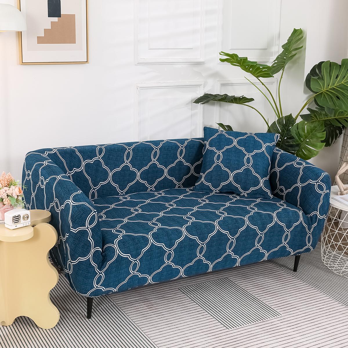 

1 эластичный чехол для дивана с принтом, в комплекте все необходимое, противоскользящий, устойчивый к воздействию пыли и кошек, прочный, можно мыть, подходит для декора и защиты домашнего дивана. 1-Seater