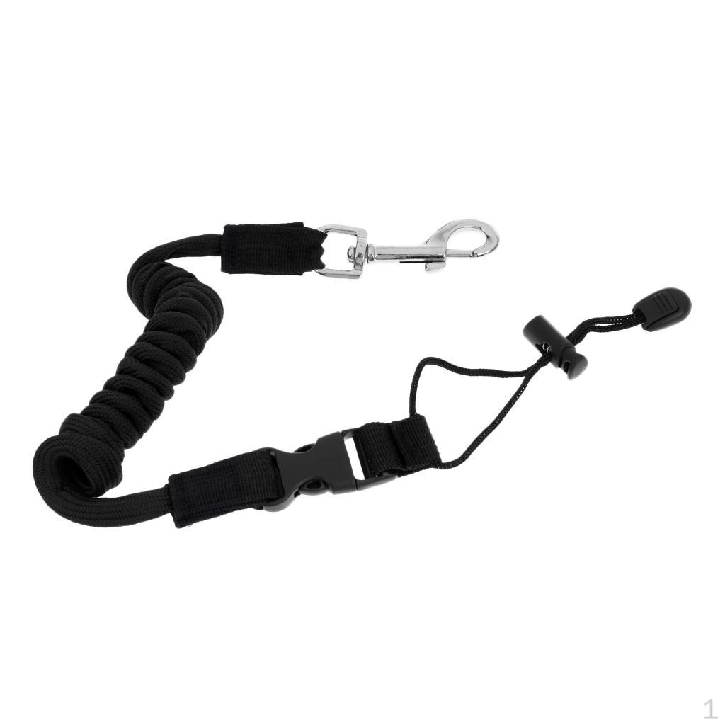 Leash Fishing Rod Pole Coiled Lanyard Cord