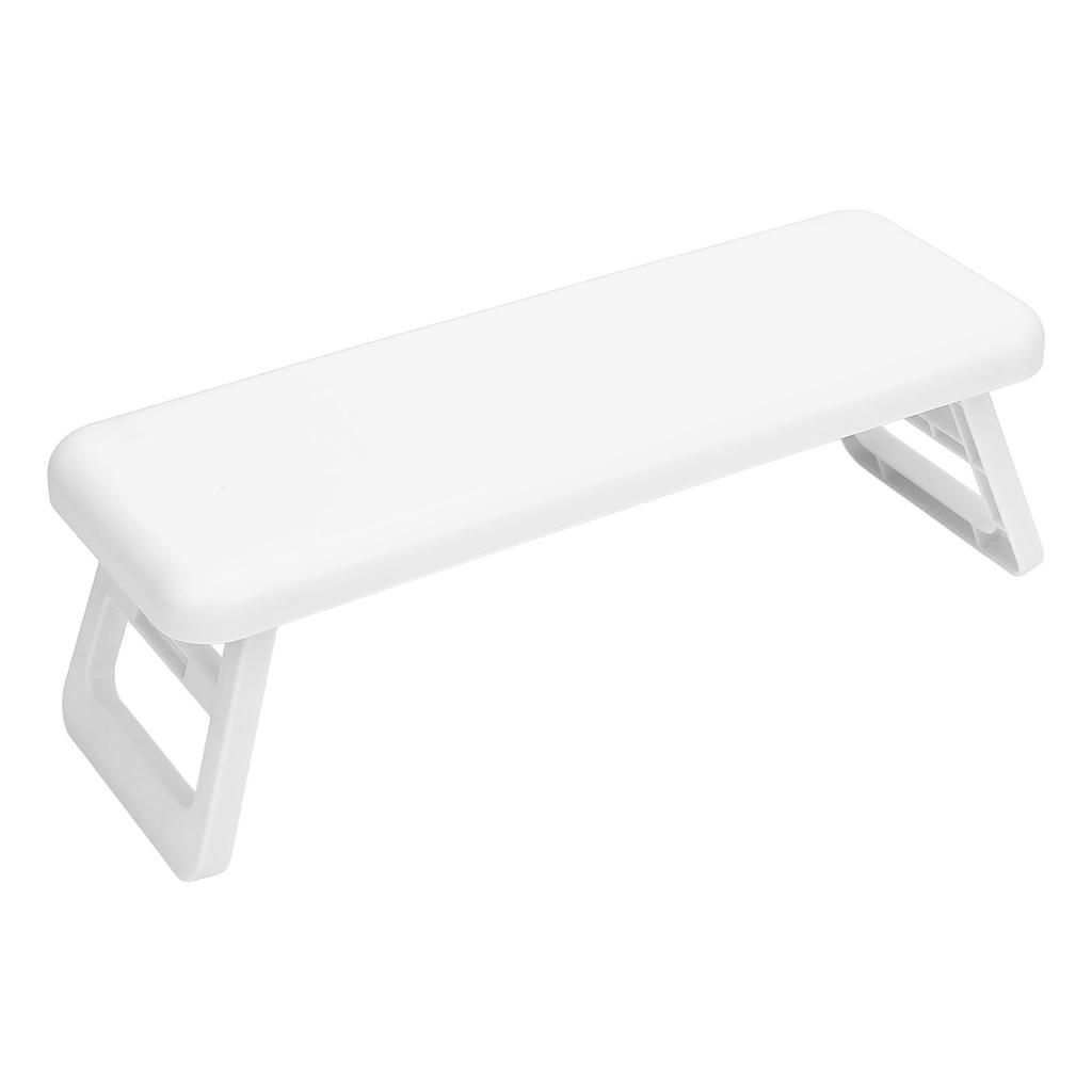 2 SZT Podłokietnik dla Technika Paznokci Prostokątny Składany Zmywalny Podpórka na Rękę do Manicure do Lampy do Paznokci Wysokość