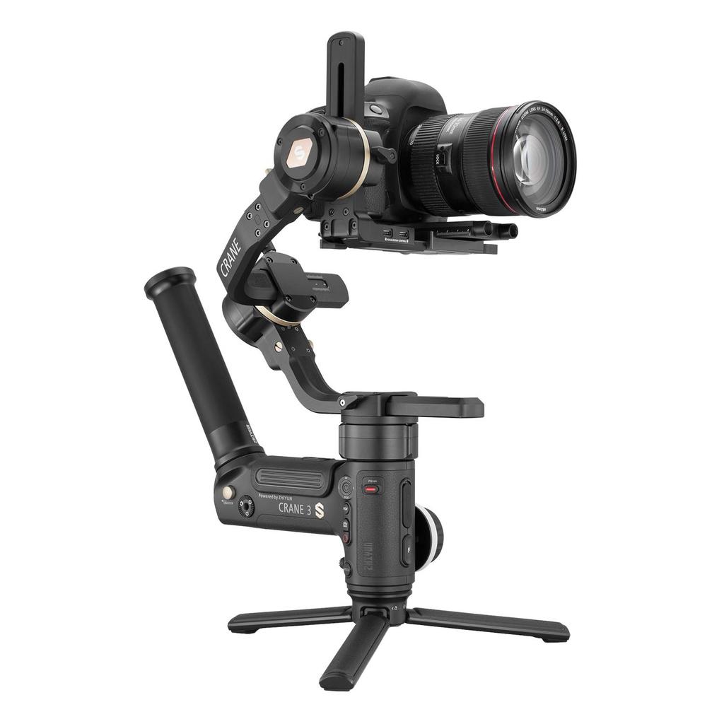 ZHIYUN Crane Camera Gimbal Handheld Gimbal Stabilizer with Extendable Roll Max EasySling for SLR Cameras 3S-E Stabilizer, Axis, 6.5kg Payload, Handle,
