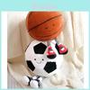 Lustiges Sport-Fußball- und Basketball-Baby-Puppe Flauschiges Plüschtier Zum Beruhigen von Babys Perfektes Geschenk Für Kinder