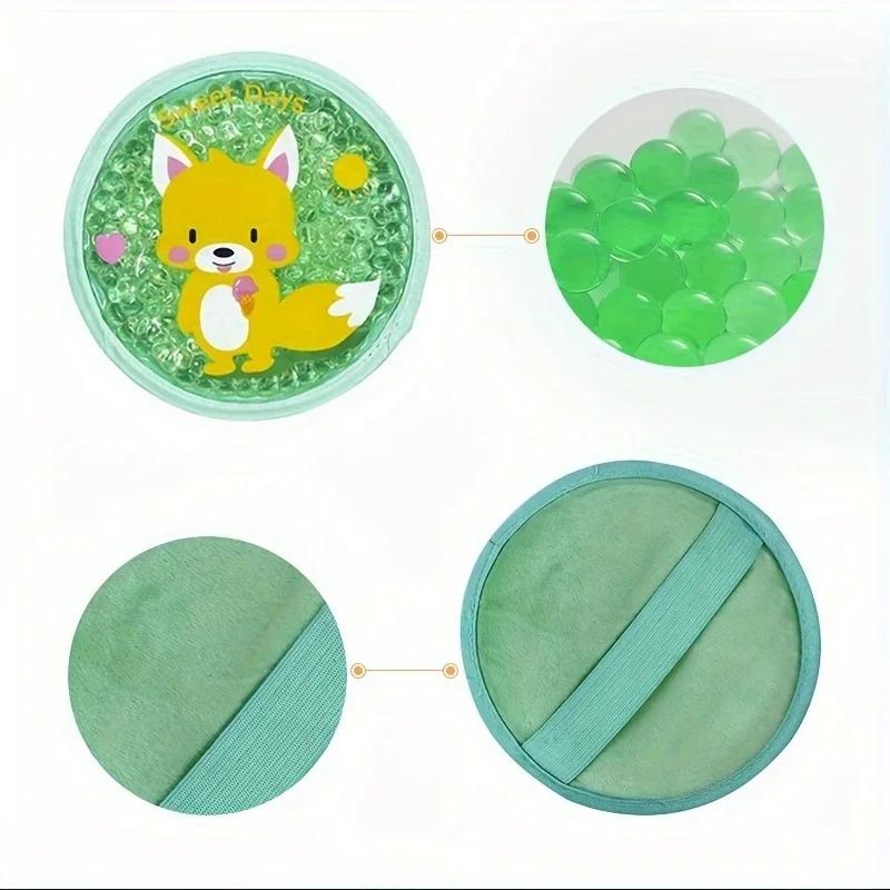 Reusable Cartoon Gel Ice Pack - Dual Hot & Cold Compress, Soothing & Revitalizing,  Fit for All Soothing Compress|Cartoon Design