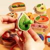 Bead Wooden Caterpillar Stringing Games Attention Training Children Toys Puzzle