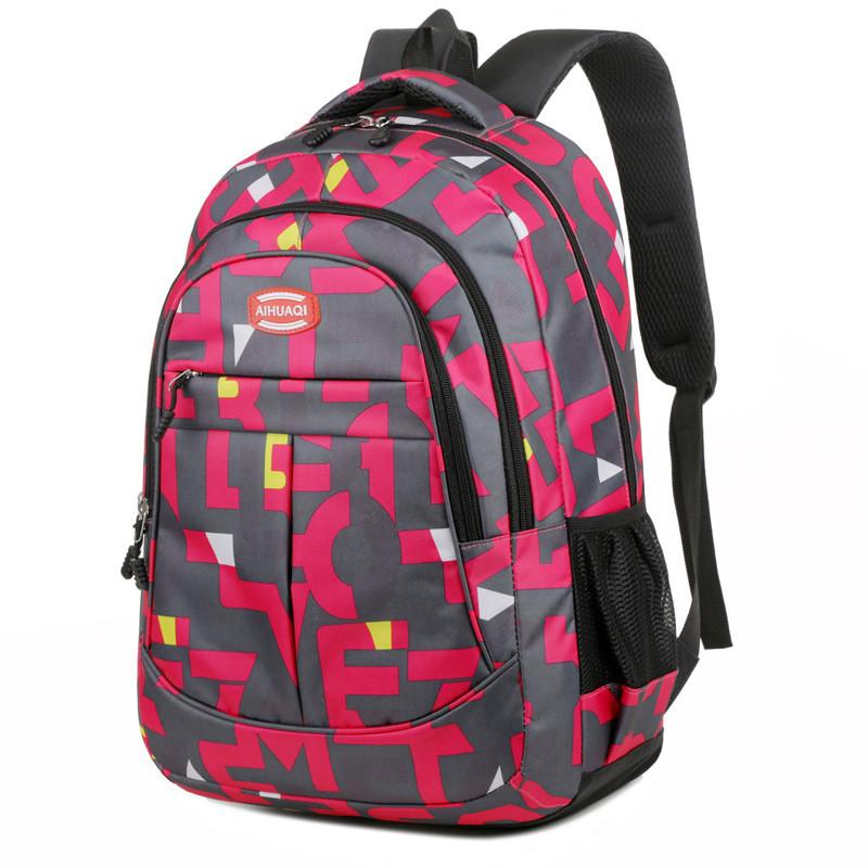 Schoolbag Leisure Student Anti Splashing Water Wear Resistant Backpack Travel