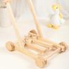 Wheeled Push-Pull Toddler Walking Aid Adjustable Speed Height Hand Push Aid  Indoor Play