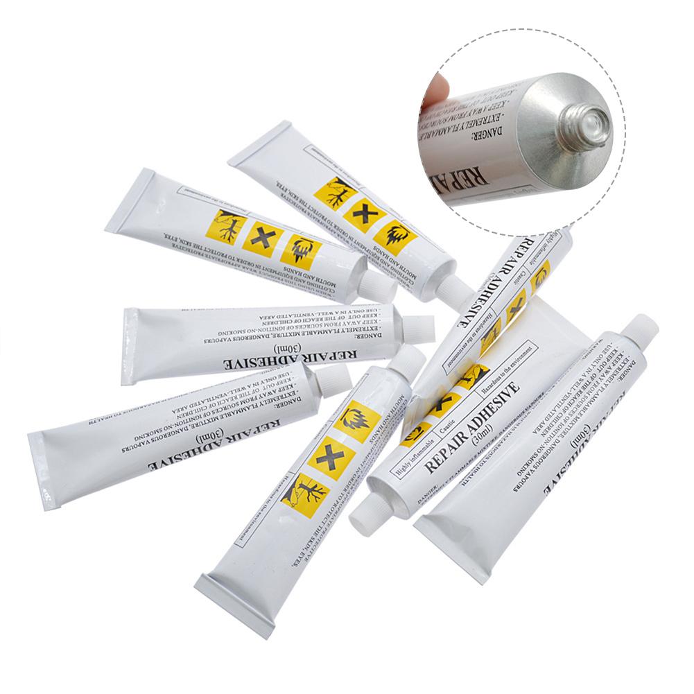 1-6PCS 30ml Puncture Repair Patch Glue Repair Kit PVC Inflatable Glue PVC Repair Glue for PVC Boats Air Mattress Inflatable Toys