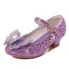 Mädchen-High-Heel-Schuhe 2026 Neue Prinzessinnen-Schuhe für kleine Mädchen, Tanzflats, mit Kristallen verzierte Kinder-High-Heels mit weicher Sohle
