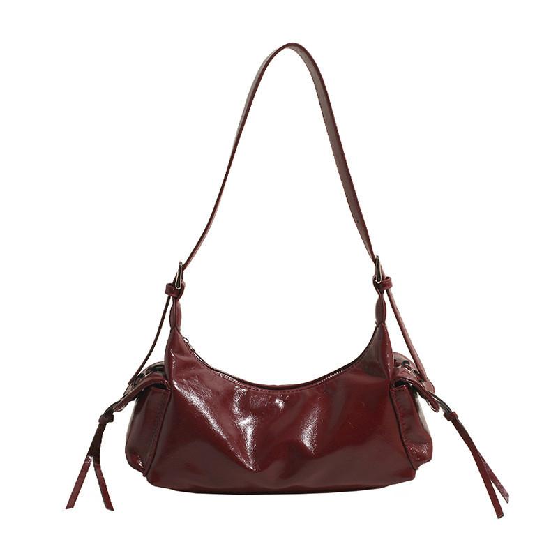 Ielgy Korean Version Trendy Hot Girl Style Bowknot Motorcycle Bag Fashion One-Shoulder Messenger Dumpling