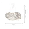 Modern Minimalist Creative Bedroom Chandelier Nordic Light Luxury Showroom Firefly Star Decoration Stainless Steel Fixtures