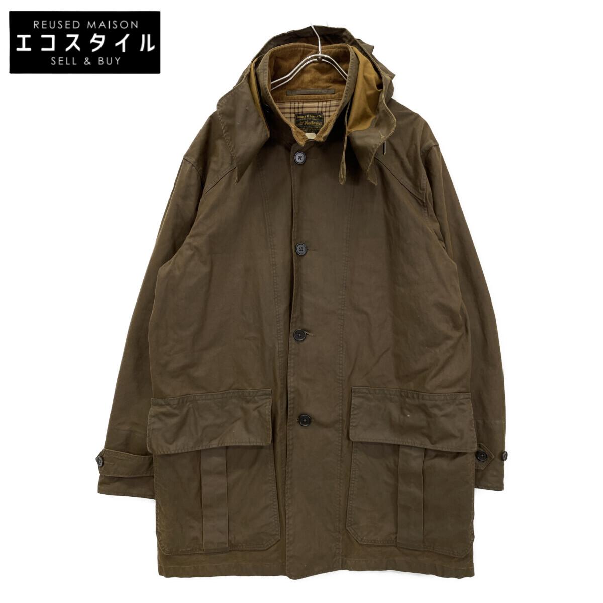 

RRL Brown coverall oiled jacket Jacket M BrownUsed