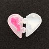2Pcs/Set Love Heart Shape Silicone Mold Resin Jewelry Making DIY Pendant Craft