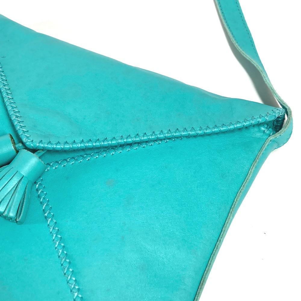 HERMES Tassel fringe Sack pom-pom Bag Crossbody Pochette Shoulder Bag