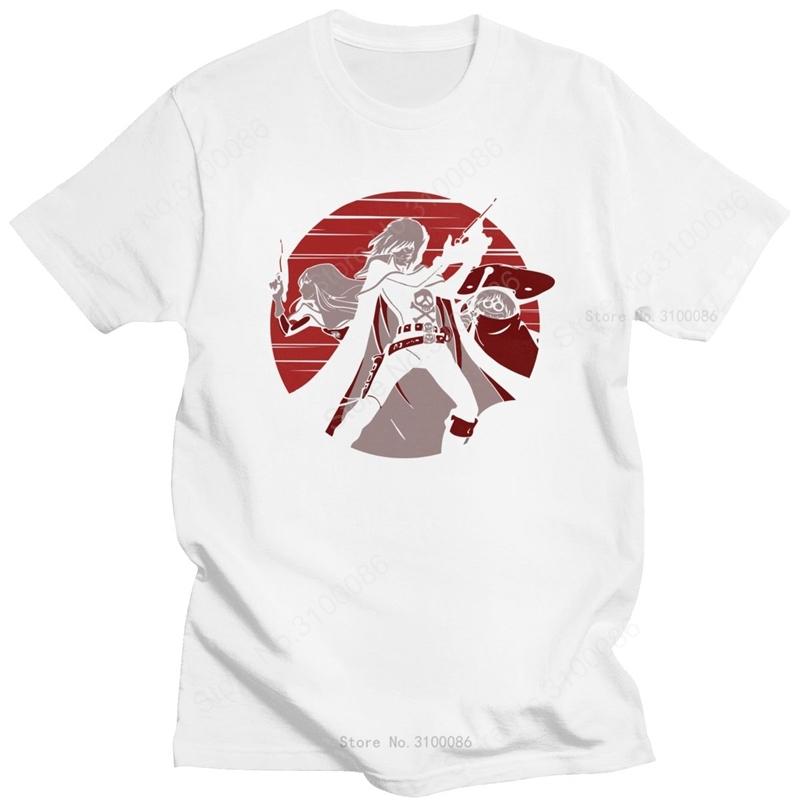 Gorgeous Unisexs Space Pirate Captain Harlock Tee Shirt Short Sleeve Soft Cotton Tshirt Round Neck Summer Unisexga Anime Tshirt Gift S