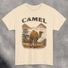 T-shirt Casual Cotone Manica Corta Vintage Anni '90 Stampa Grafica Cammello Unisex Abbigliamento Unisex Top Harajuku T-shirt Cammello Retrò Estate 2026