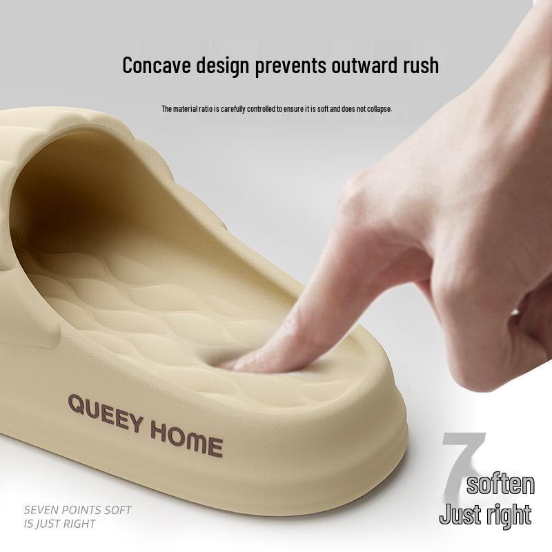 EVA Women’s Thick-Soled Non-Slip Soft Slippers for Summer 2025 - Comfortable Indoor & Bathroom Use