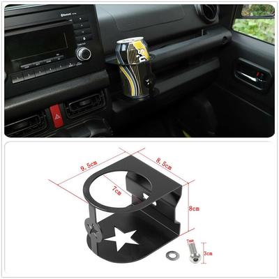 Aluminium Wasserbecherhalter Halterung für Suzuki Jimny 2019 2020 Zubehör