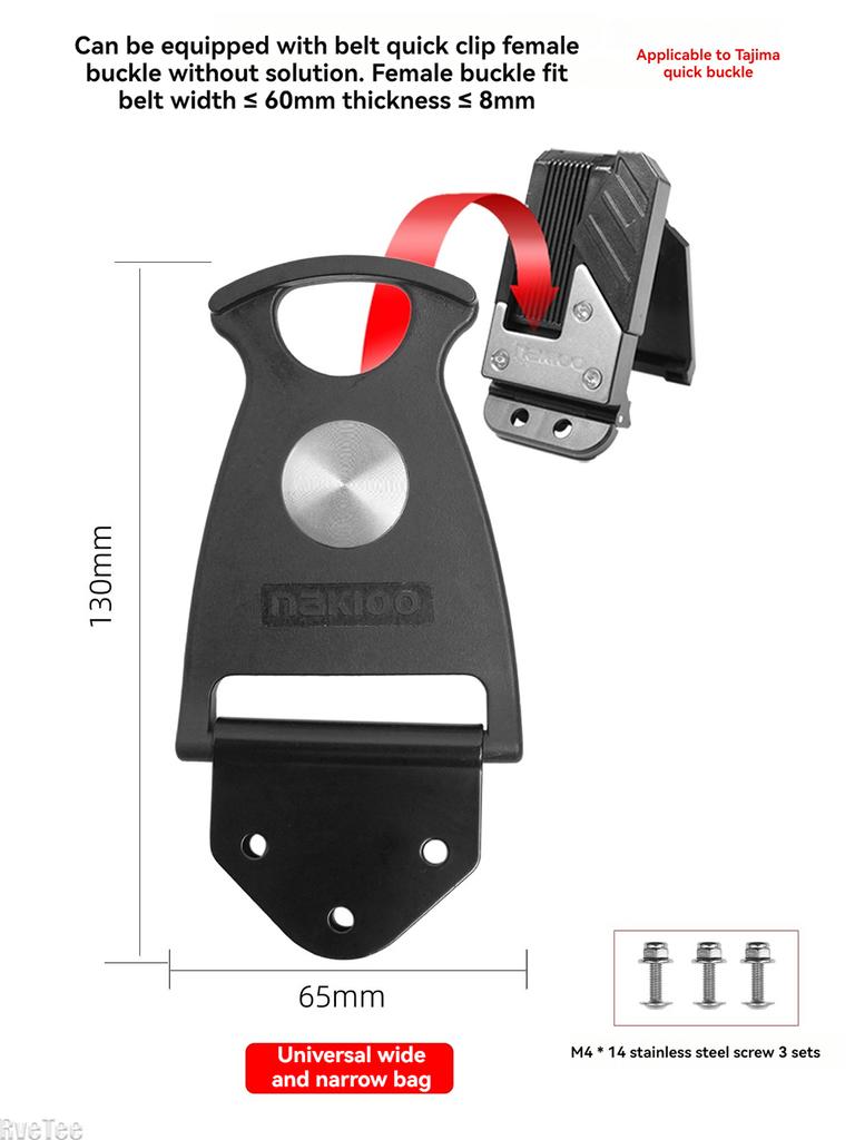 Tool Belt Bag Rotary Hang Up Quickly Conversion Parts for Tajima Universal Accessories