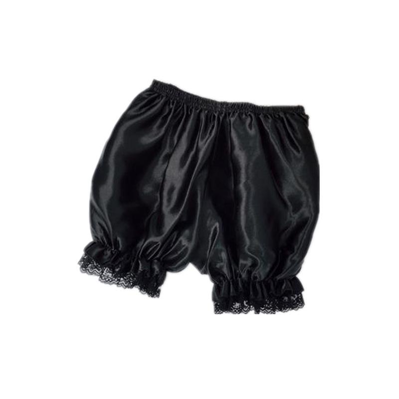Frühlings-/Sommer-Lolita-Laternen-Shorts mit Spitzensaum: Schlank machende Sicherheits-Shorts für Damen, blickdicht