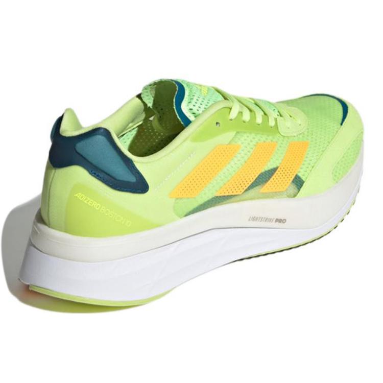 Adidas Adizero Boston 10 'Pulse Lime Flash Orange' (Unisex) Pulse Lime / Flash Orange / Real Teal Running Shoes GY0927