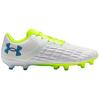 Under Armour Magnetico Pro 3 FG White High Vis Yellow Unisex Sneakers Capri 3027038-103