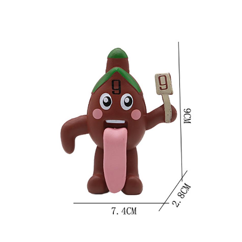 9cm Nová Hra Ukradni Mozkovou Hnilobu č.9 Dům Figurka 6ks/Sada Dekorace Sbírka Narozeninové Dárky Hračky pro Děti Halloween Vánoce