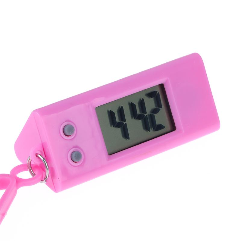 Mini Elektronické Trojúhelníkové Digitální Hodinky Zobrazení Času Dárek Pro Muže A Ženy Studentské Zkoušky Hodiny Závěsná Klíčenka