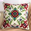 Embroidery Pillow Cover 45x45cm Farmhouse Cushion Cases for Couch Sofa Bed Decorations Embroidered Throw Pillows Cases