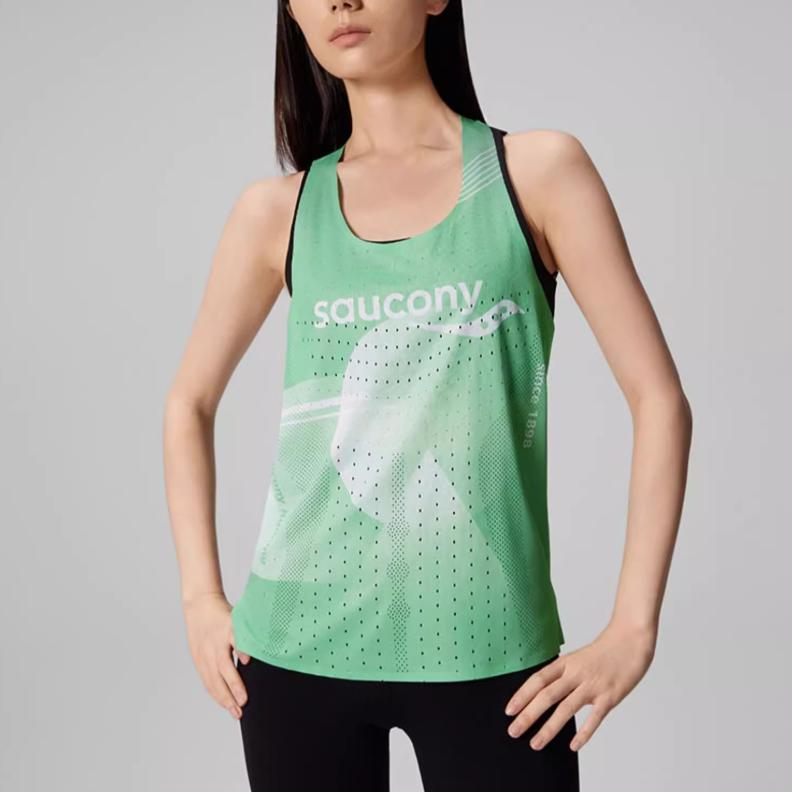 Saucony SS25 Simple Comfortable Breathable Sleeveless Tank Top Women tops SA1250TK61T-PR238