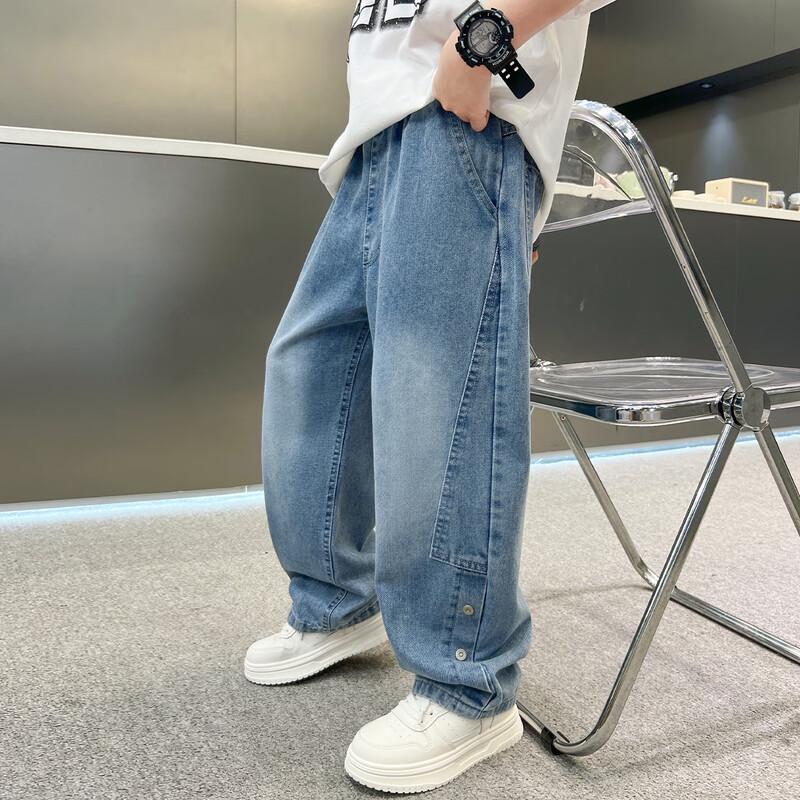 Mumuwu Jungen Jeans 2025 Frühling/Herbst Lockerer Schnitt