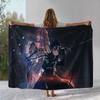 Cartoon Sword Art Online SAO Novel Flannel Blanket,Ultra Soft Warm Plush Throw for Home Bedroom Bed Sofa Camping Picnic gift