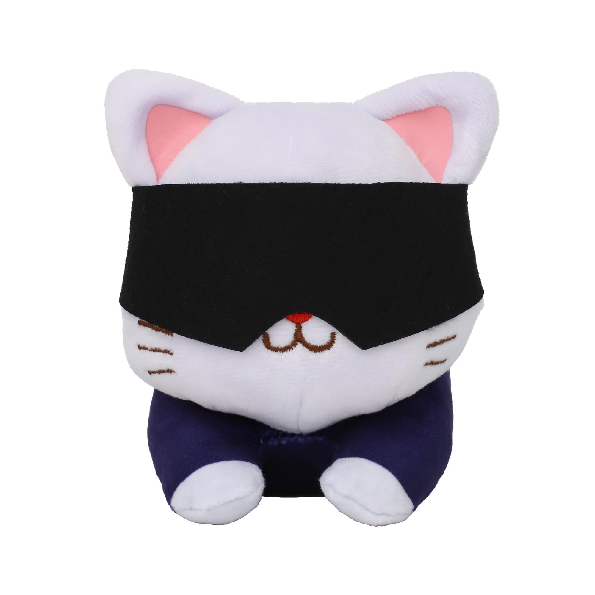 

Дзюдзюцу Кайсен Сатору Годзё с мягкой игрушкой CAT с маской для глаз Лежащий [Аниме версия] - -
