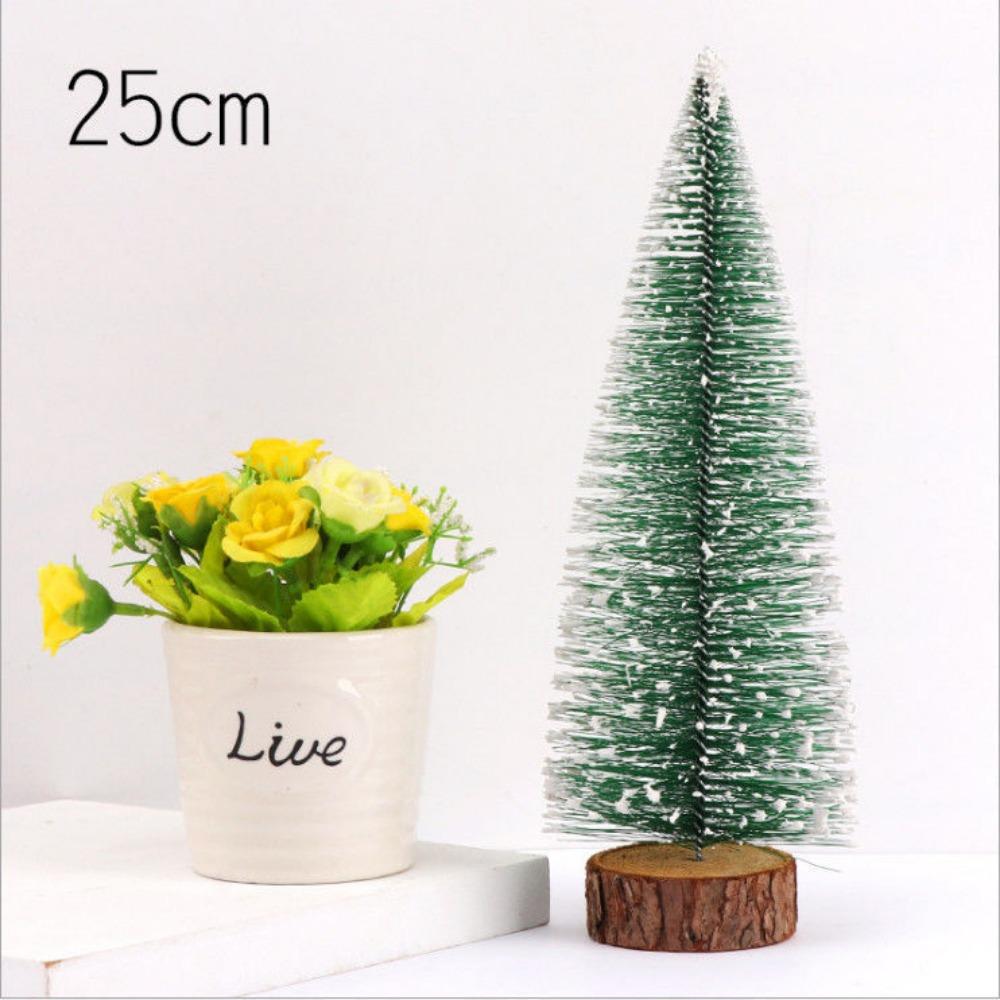 1pc/1set Plastic Scenery Trees Green Winter Snow Scene Tree  DIY Crafts