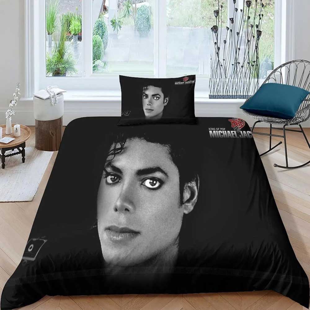 3D Print Michael Jackson Bedding Set 3D Printed Suitable for Bedroom Duvet Cover Set With Pillowcases Kids Home Textile
