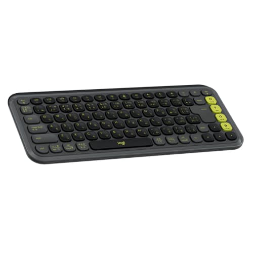 

Бездротова клавіатура Logitech POP ICON KEYS K680GR Thin Quiet Typing Bluetooth Logi Bolt Wireless Keyboard Easy-Switch Japanese Layout 36 Months