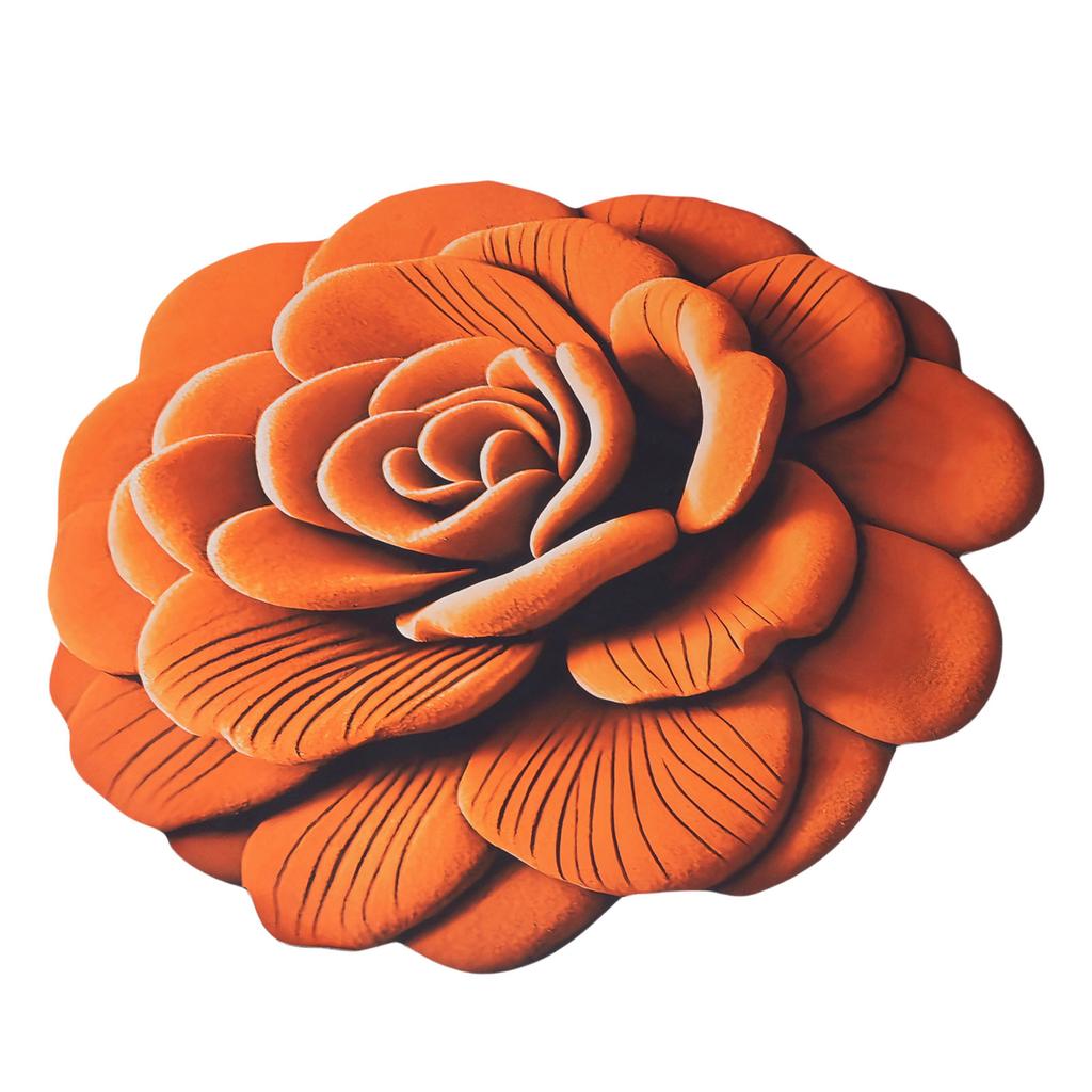 Floral Plush Diatomaceous Floor Mat 3D Pattern Anti Slip Absorbent Mat Comfortable Blanket for Bedroom