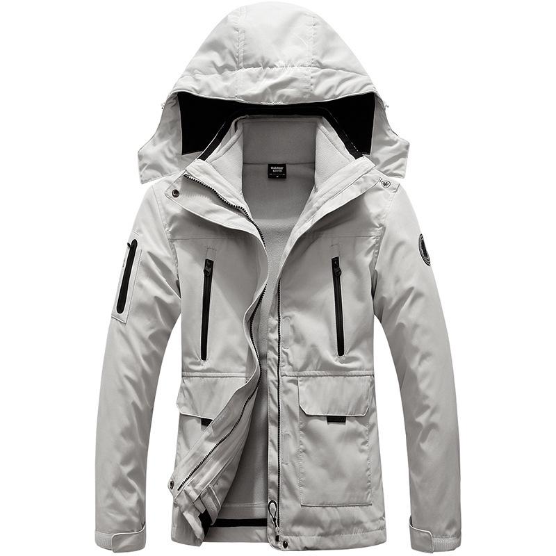 Men's 3-in-1 Winter Ski Jacket: Windproof & Waterproof