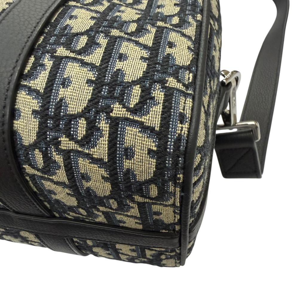 Excellent DIOR Shoulder Bag Rango 26 Oblique Jacquard 2WAY Used