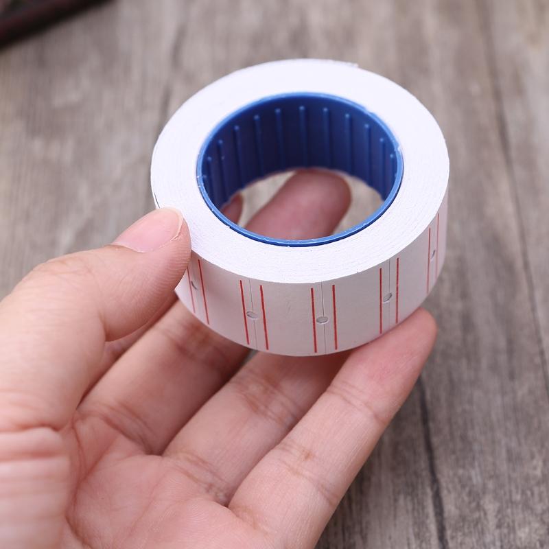 Set of 10 Rolls Price Tag Label Sticker Rolls for Pricing Label for Gun MX5500 Shop Price Gun Label