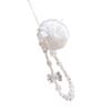 Hair Ball Beaded Phone Straps Bead Chain Cellphone Pendant Lovely Mobile Phone Chain  Girls Women