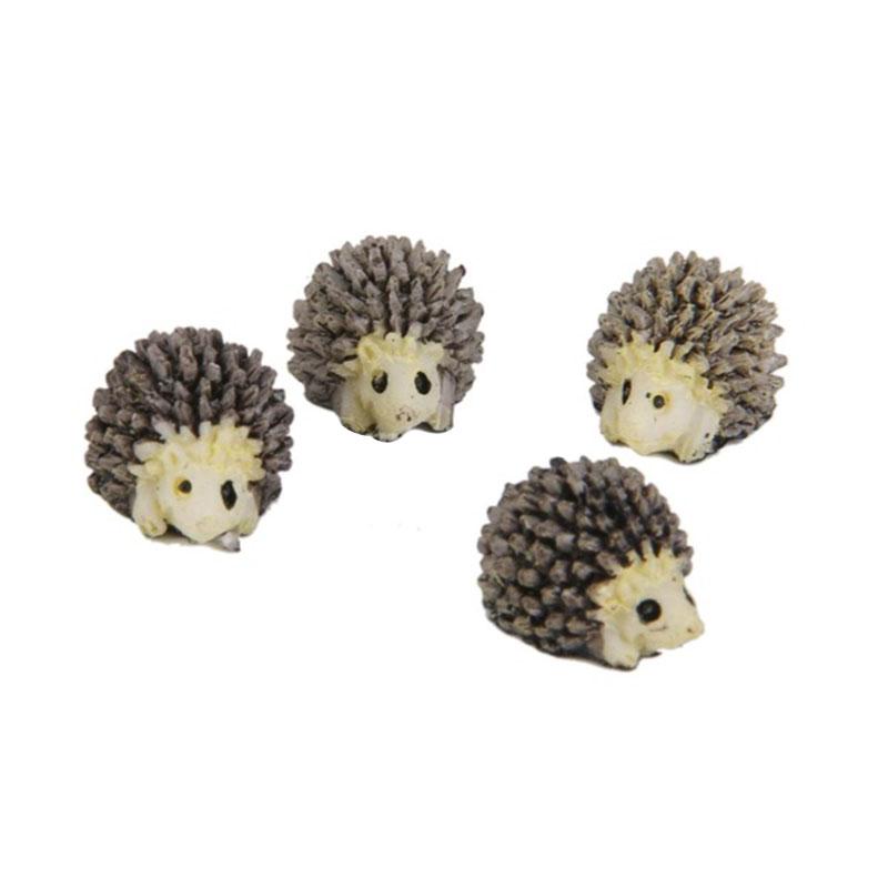 Miniature Dollhouse Bonsai Craft Fairy Garden Landscape Hedgehog Decor 10PCS
